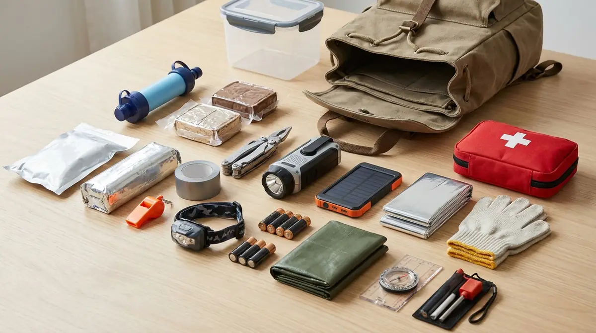 【結論】防災セットの中身一覧|最低限必要な15アイテム