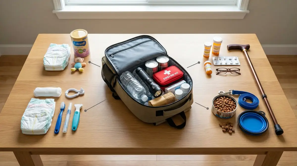 家族構成別|防災セットの中身に追加すべきもの