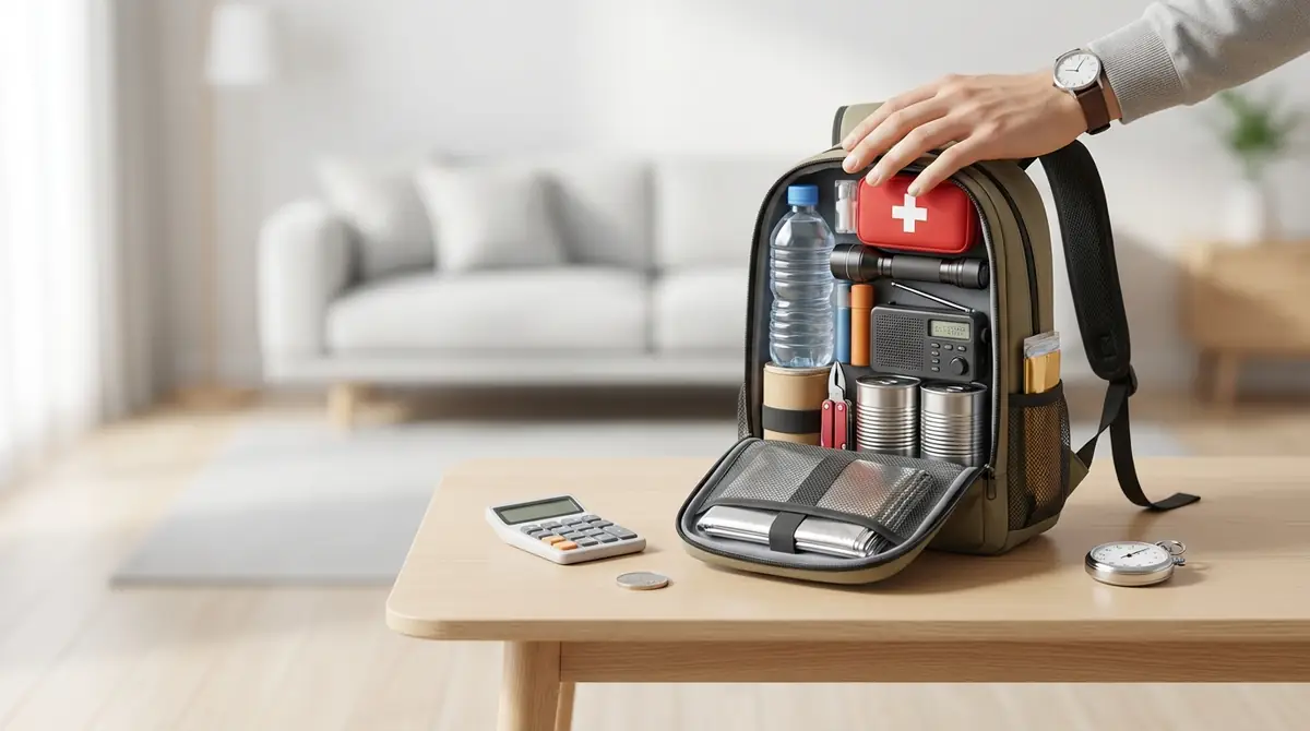 【30秒でわかる】一人暮らしの防災セットに必要なもの・予算・重さの目安