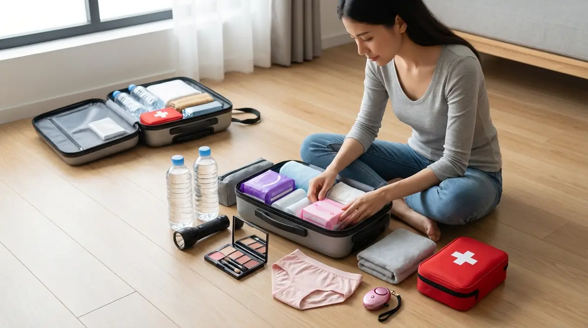 女性向け防災セットが必要な理由|男女兼用では足りない3つの根拠