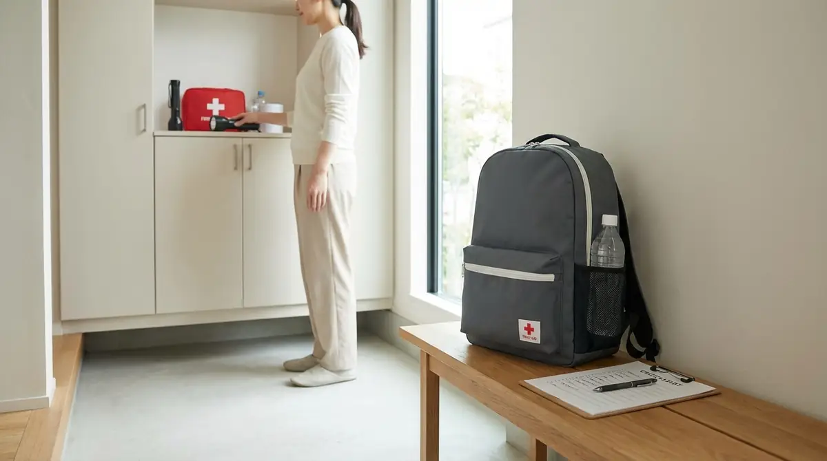 防災セットの置き場所と定期点検のコツ