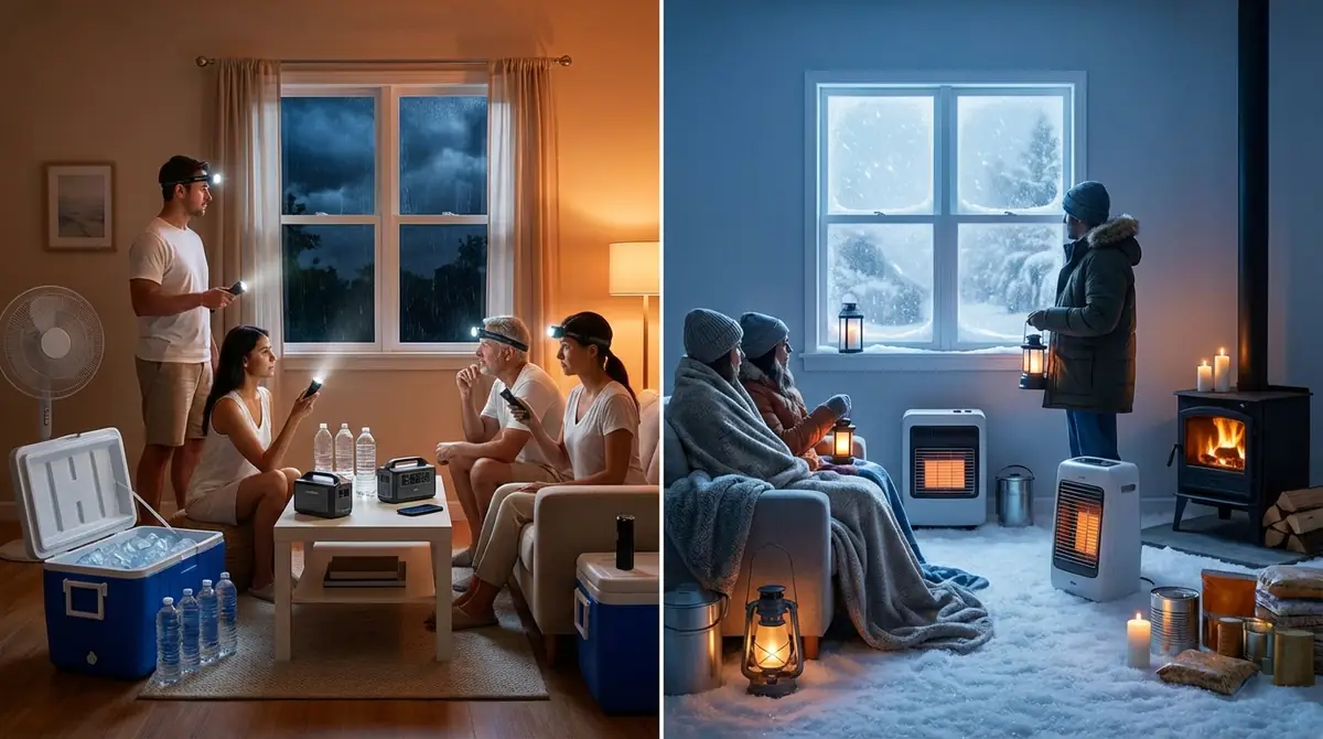 季節別の停電対策|夏と冬で備えるものが変わる