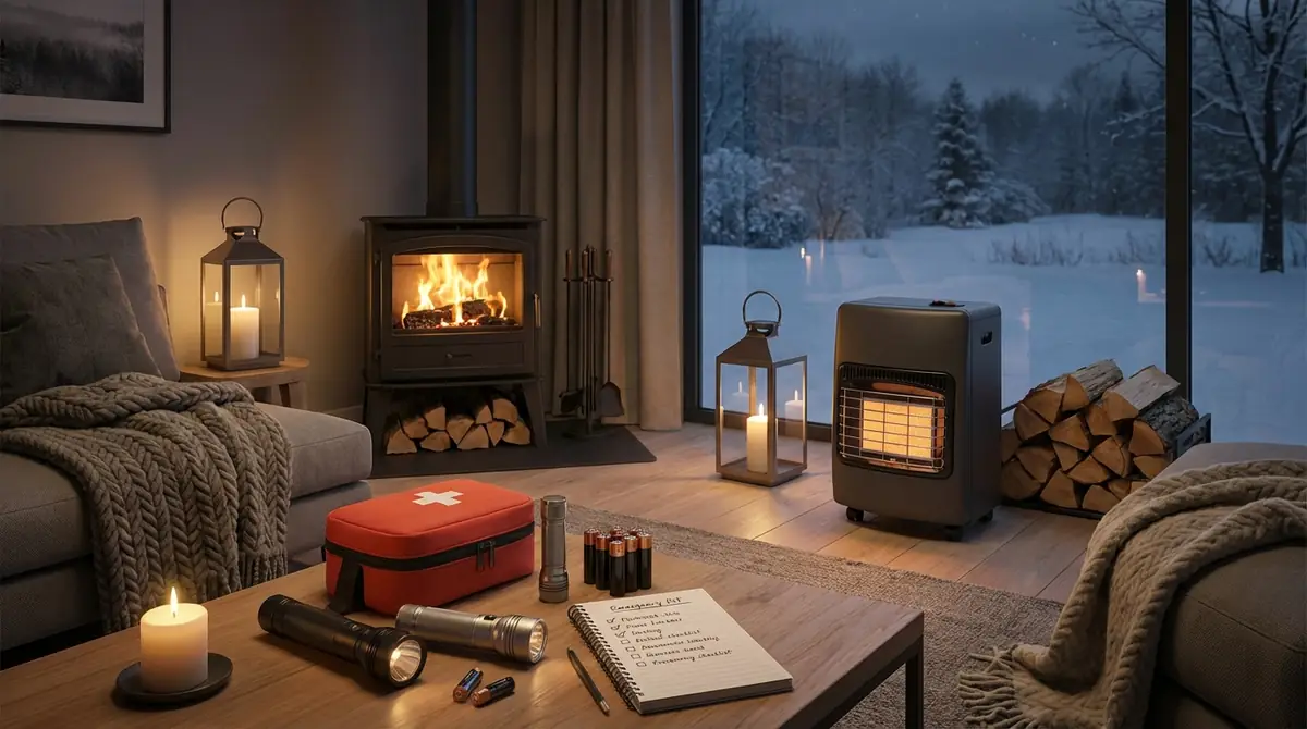 停電に備える暖房対策｜事前準備チェックリスト