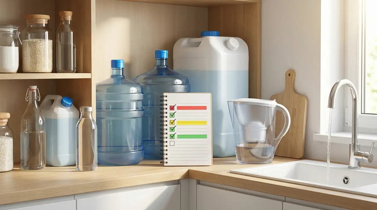 今日からできる生活用水の備え【優先度別チェックリスト】