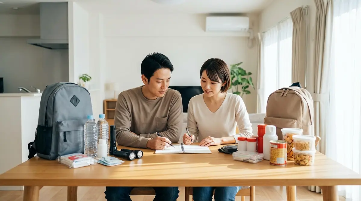 【5ステップ】二人暮らしの防災準備の始め方