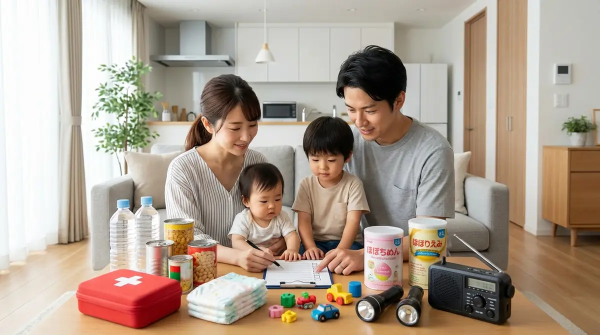 子育て世帯に必要な防災グッズと準備リスト