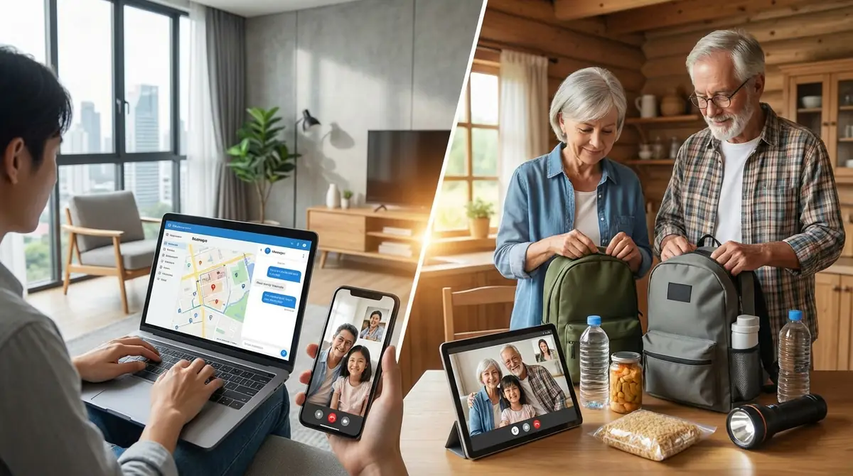 離れて暮らす家族ができる5つの防災サポート