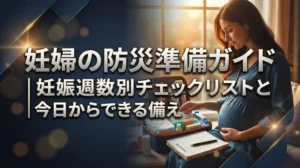 妊婦の防災準備ガイド｜妊娠週数別チェックリストと今日からできる備え