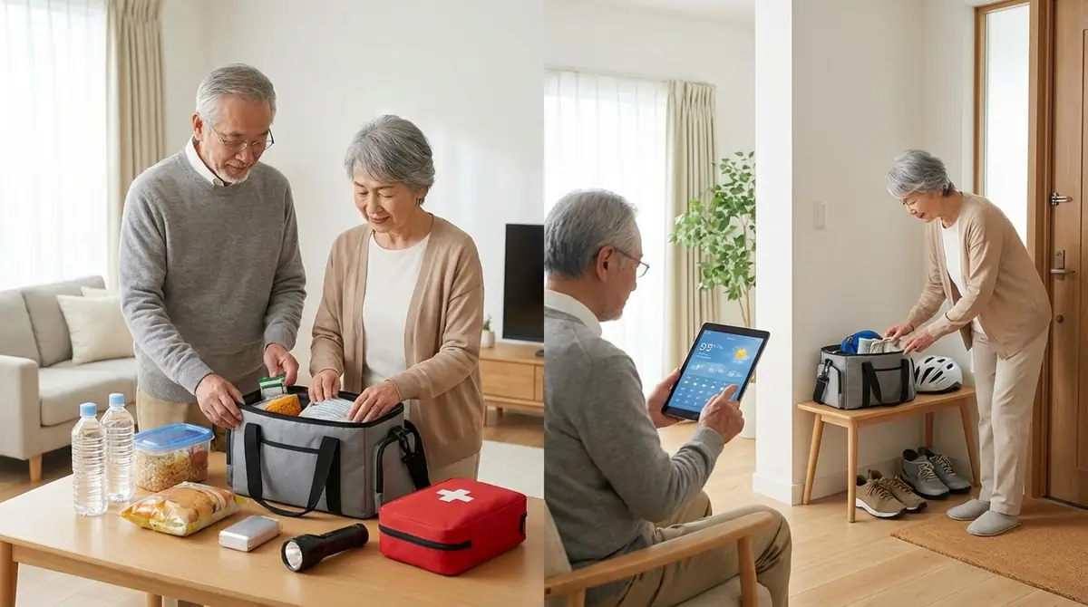 今日からできる高齢者の防災対策3選【5分で完了】