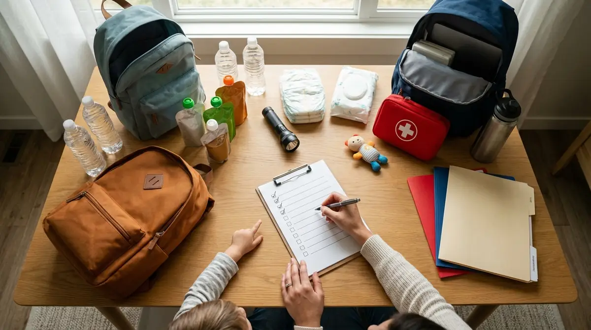 子連れ避難の持ち物チェックリスト